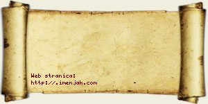 Una Ćurić vizit kartica